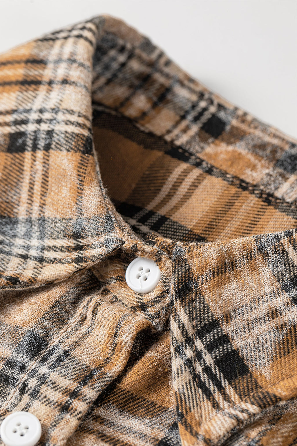 Plaid Long Sleeve Button Down Shirt