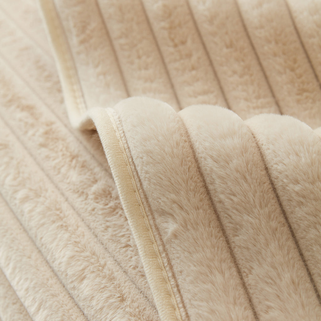 Winter Thickened Rabbit Plush Non-slip Sofa Cushion, Faux Fur Fluffy Furniture Protector