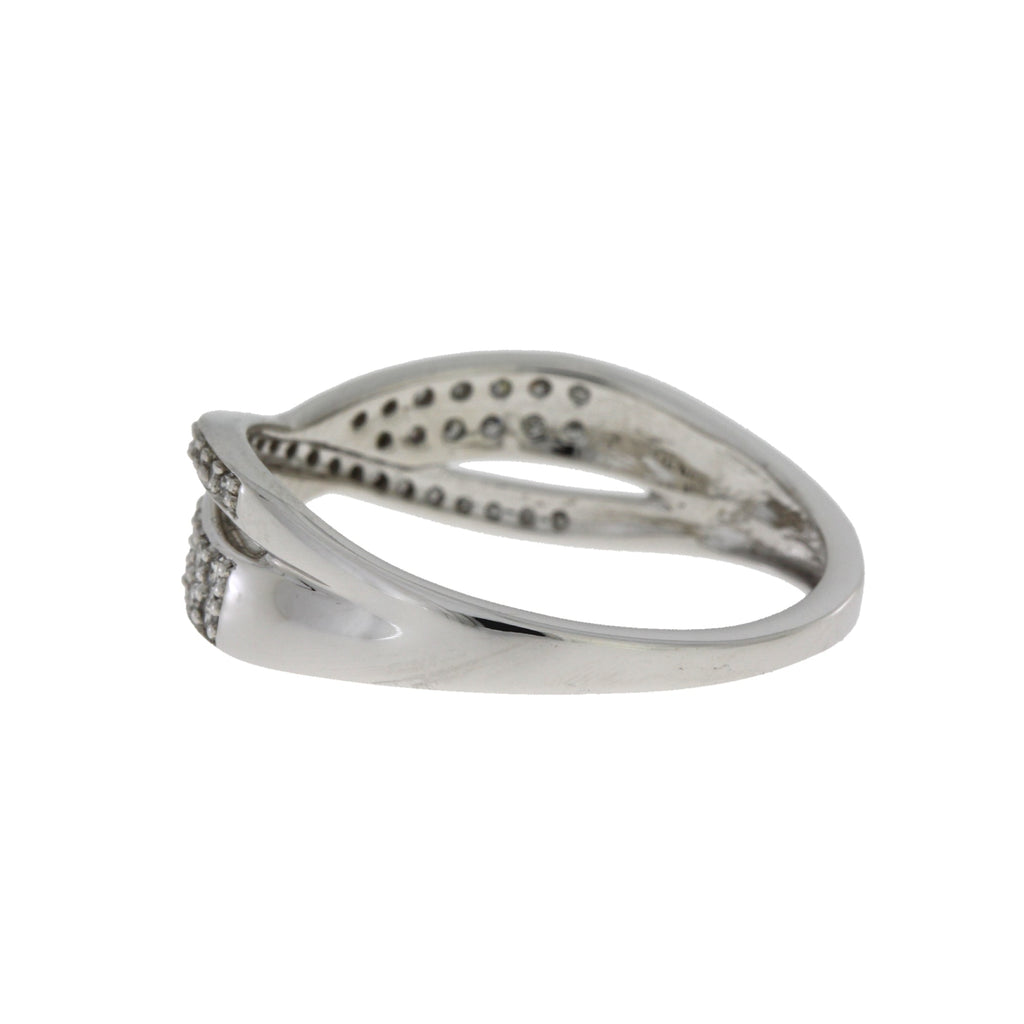 Natural .25ct Diamond Ring 10KT White Gold