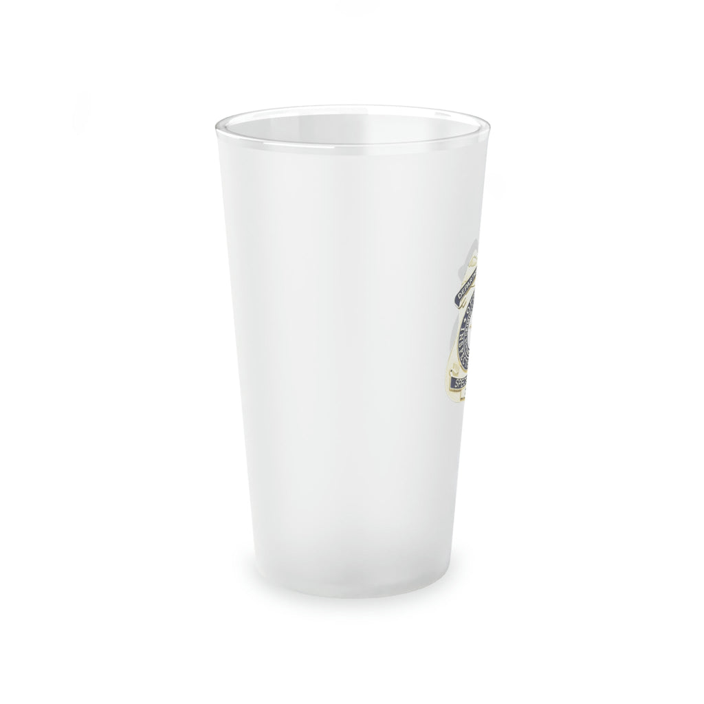 DCIS Badge Frosted Pint Glass, 16oz