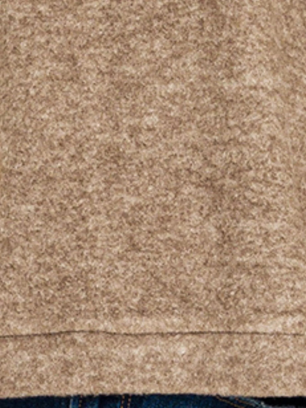Zenana Brushed Melange Hacci Cropped Sweater Soft And Cozy
