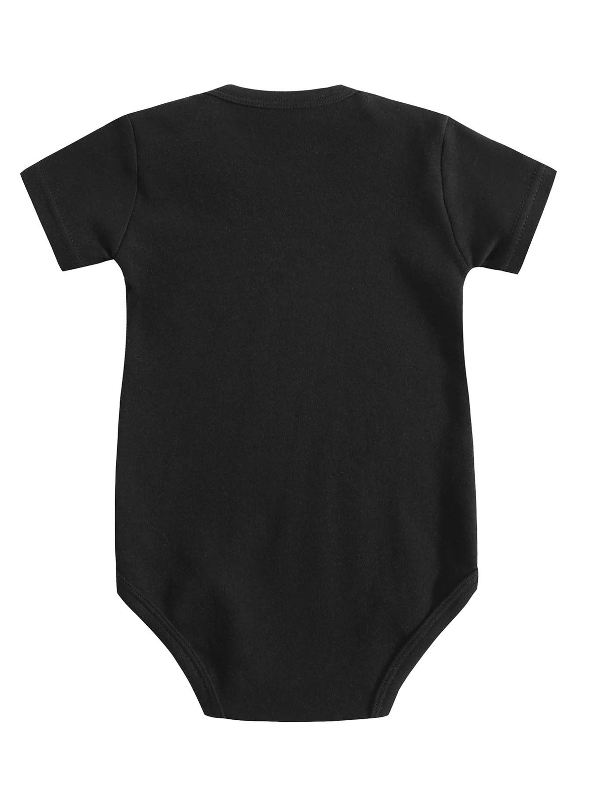 Floral LOVE Unisex Cotton Short Sleeve Baby Romper Onesie