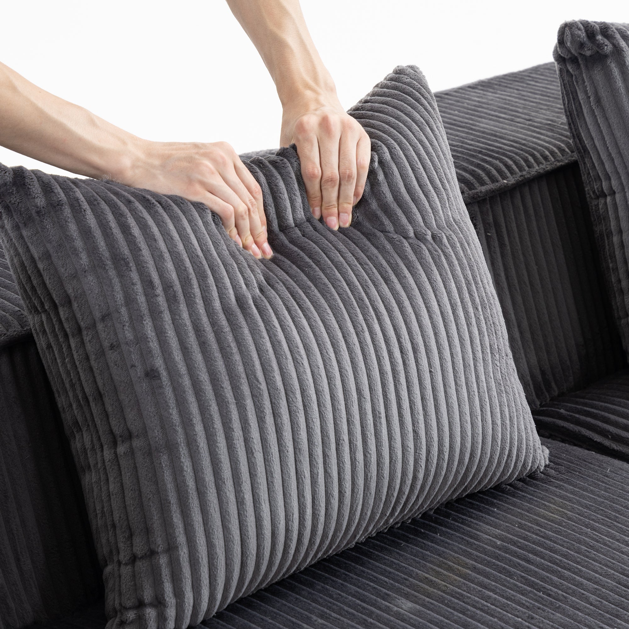 Multi person modular compression sofa that can be freely combined-33005-4