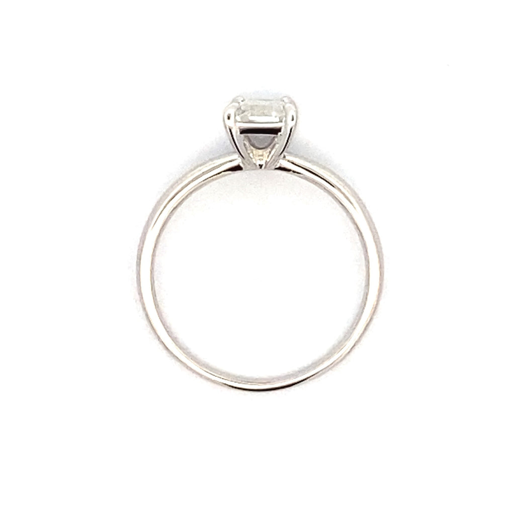 Natural .98ct Moissanite  Sterling Silver