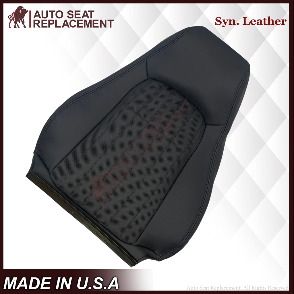1997-2002 For Chevy Camaro SS Replacement Black Seat Covers In Synthetic Leather