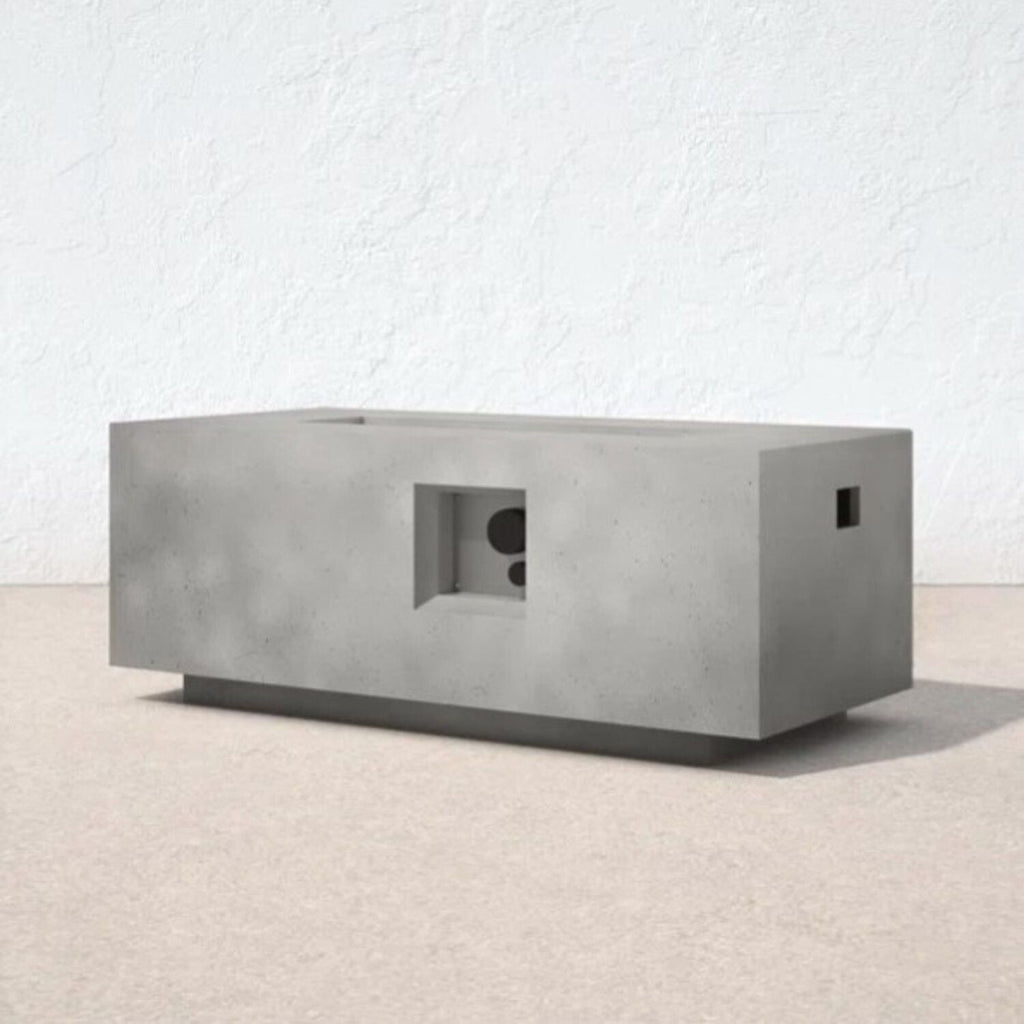 Propane Outdoor Durable Fire Pit Table - Gray