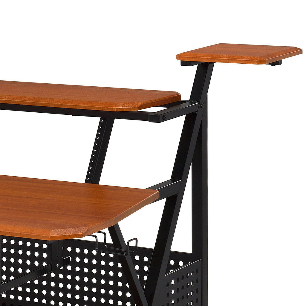 Willow Cherry & Black Finish Music Desk