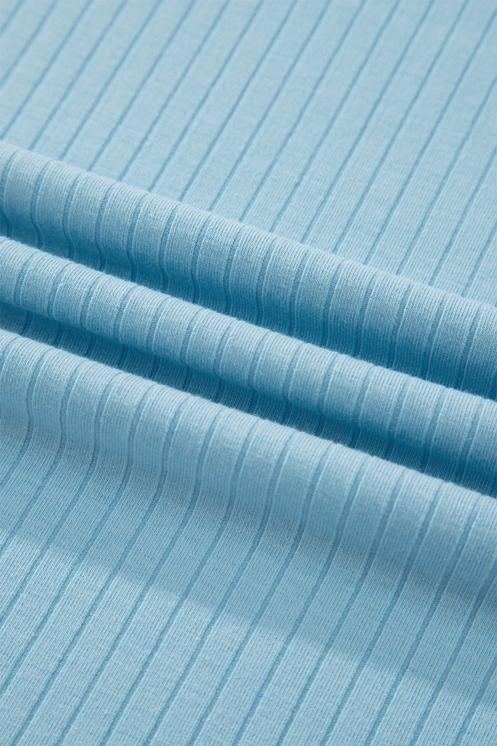Colorblock Trim Ribbed Top & Shorts Set