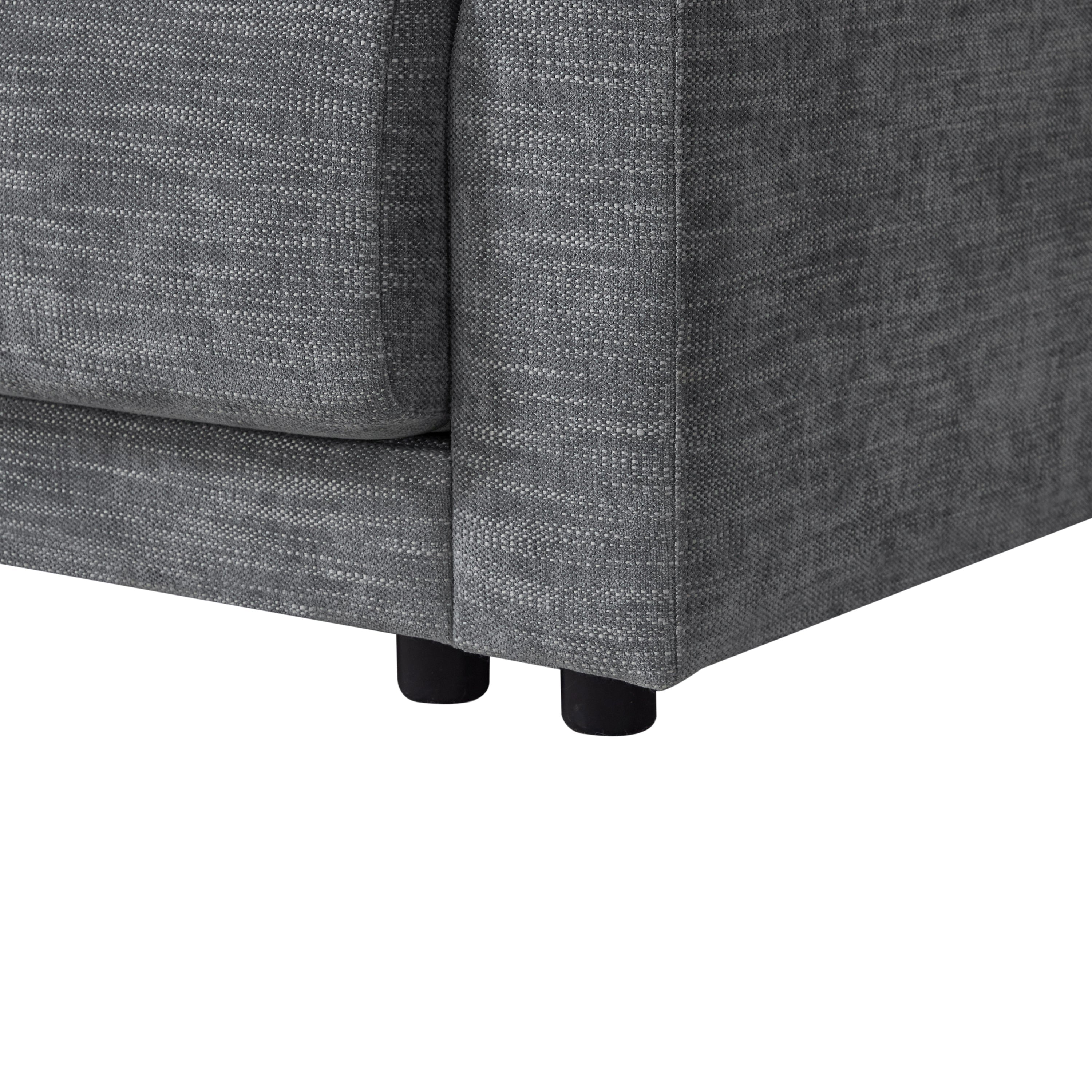 [VIDEO+NEW]124'' Modular Sectional Sofa with Storage Console and Movable Ottoman,33'' Wide Seat,4 Seat L Shaped Chenille Couch,Reversible Comfy Sofa with USB Charger for Living Room,Apartment,2 Colors