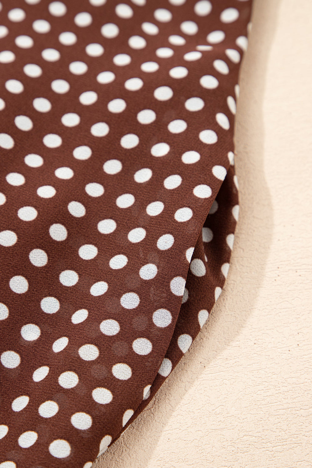 Polka Dot Backless Ruffle Tiered Maxi Dress