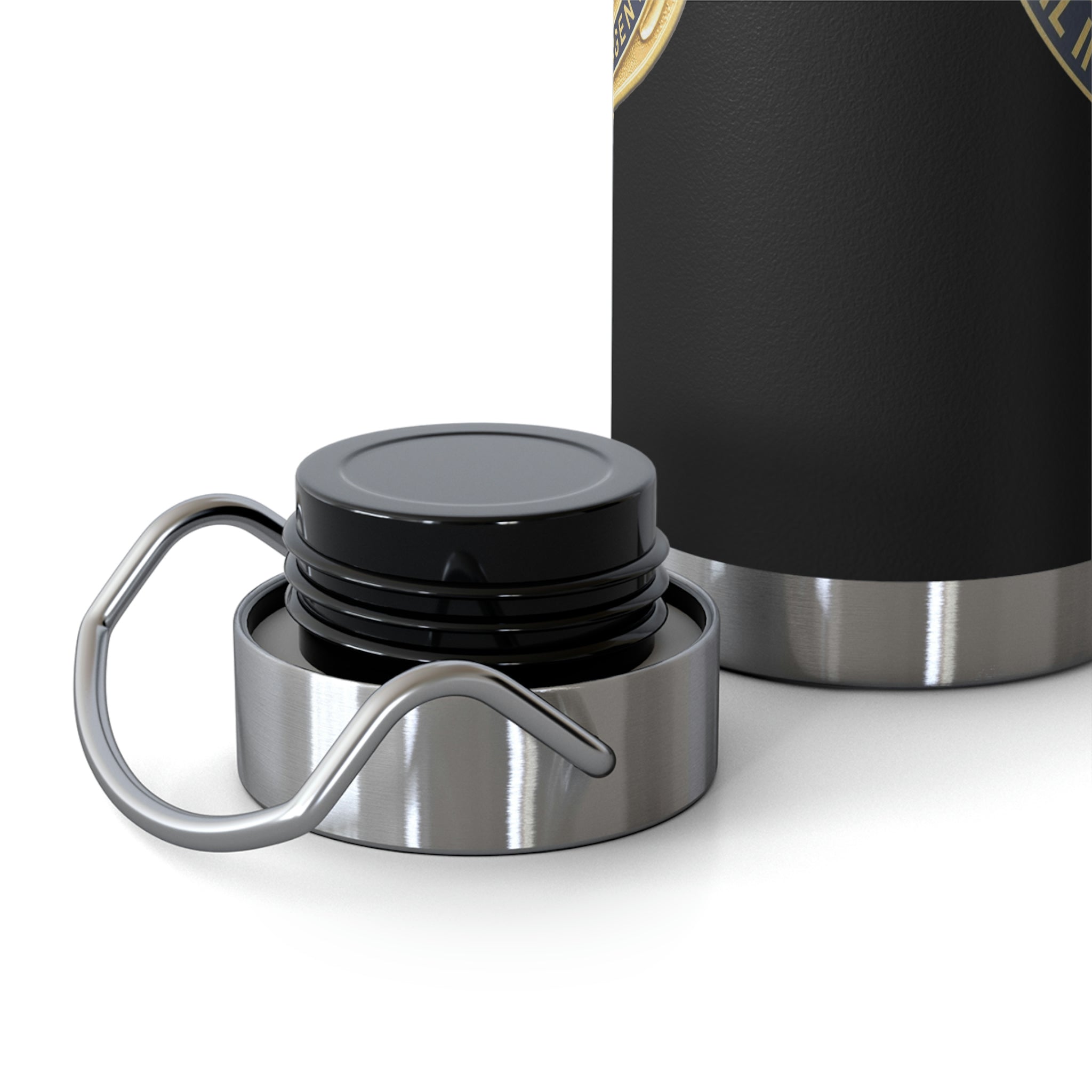 Army CID Badge and Seal - Copper Vacuum Insulated Bottle, 22oz