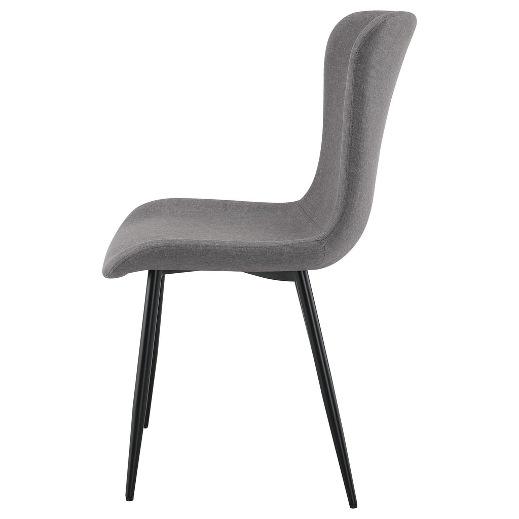 Grant Warm Grey Upholstered Dining Side Chair (Set of 2)