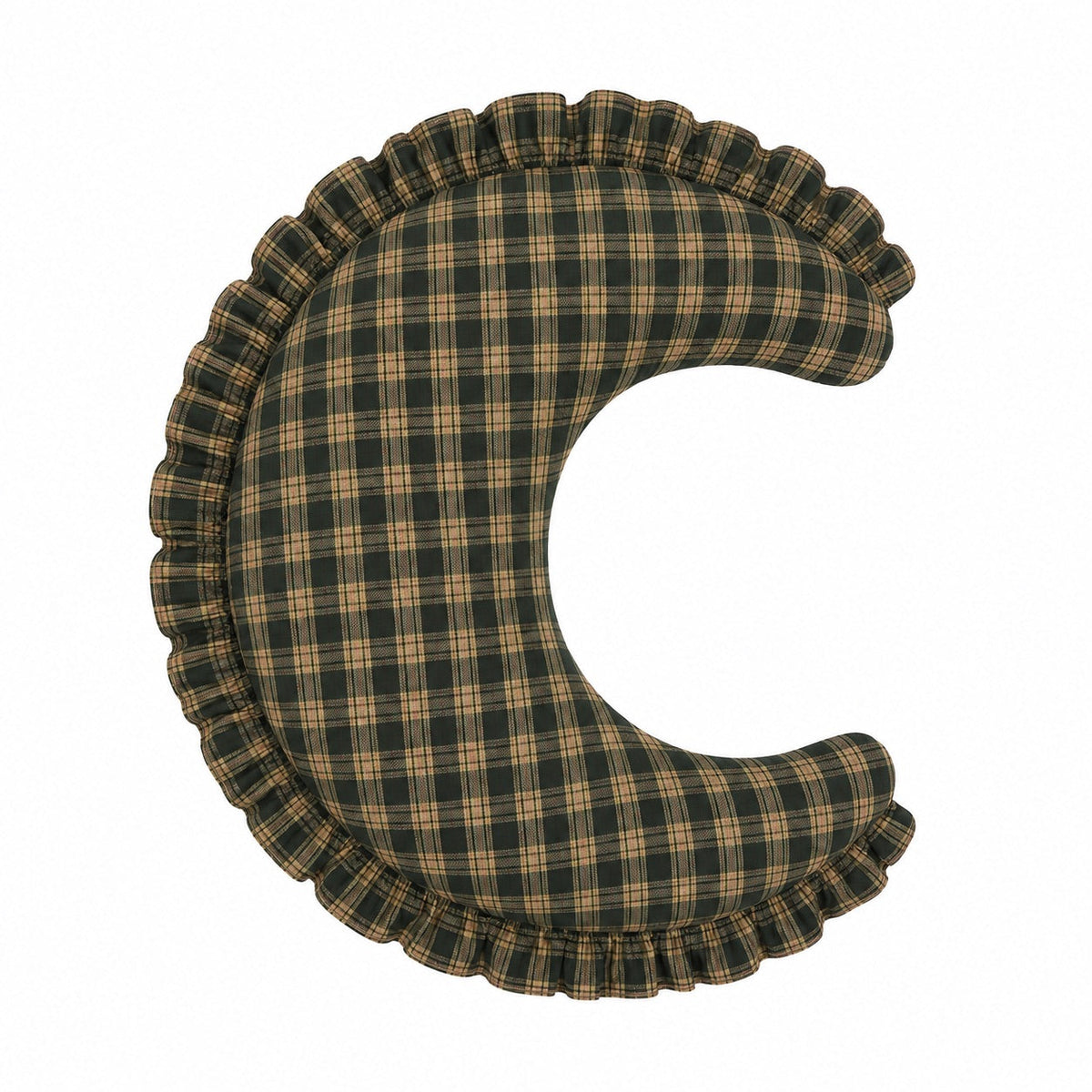 Gingham Feeding Support Ruffle Nursing Pillow Cover