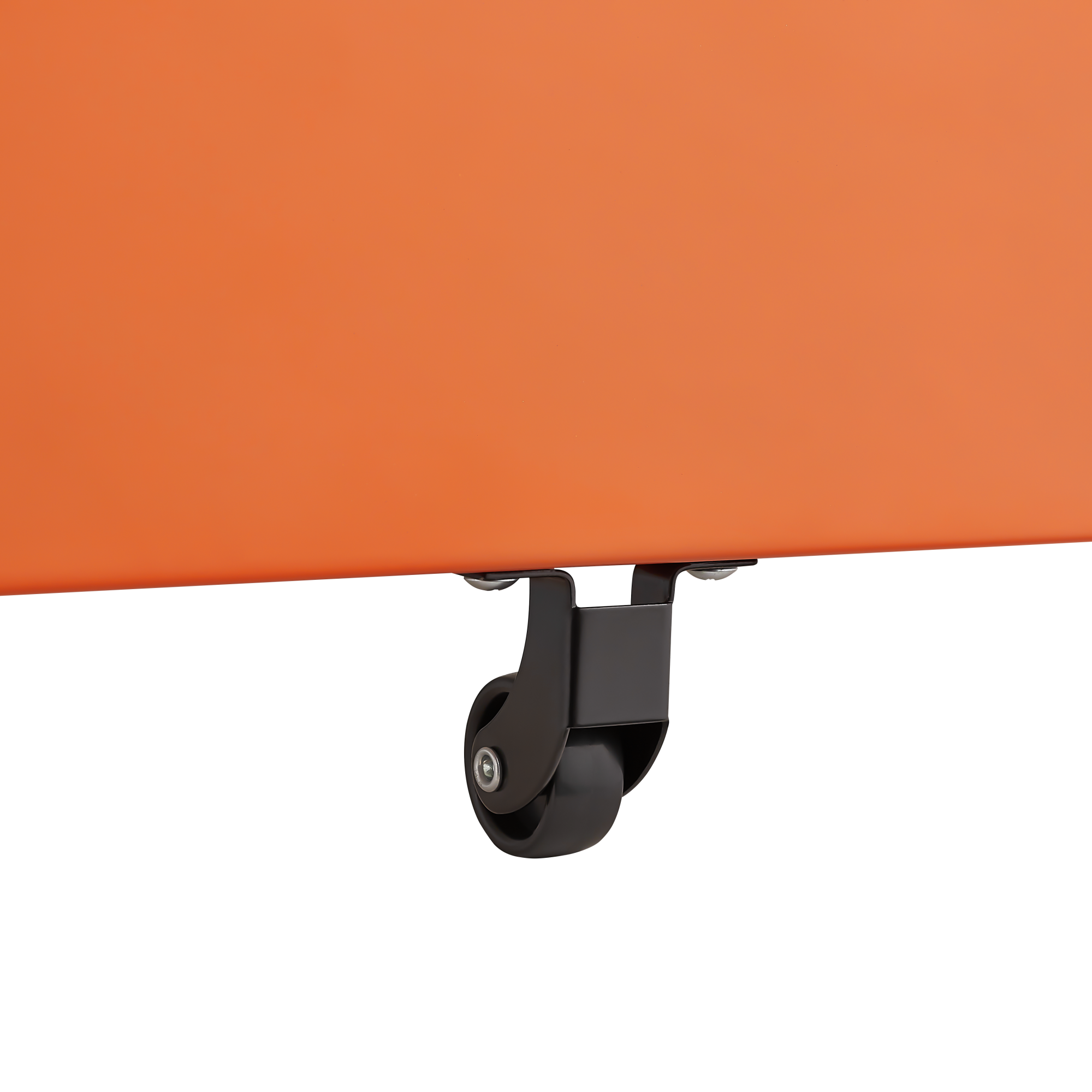 Rounded 3 drawer mobile filing cabinet, multifunctional legal/letter/A4 file storage cabinet, 5-wheel design anti tilt cold-rolled steel, with pencil storage box,