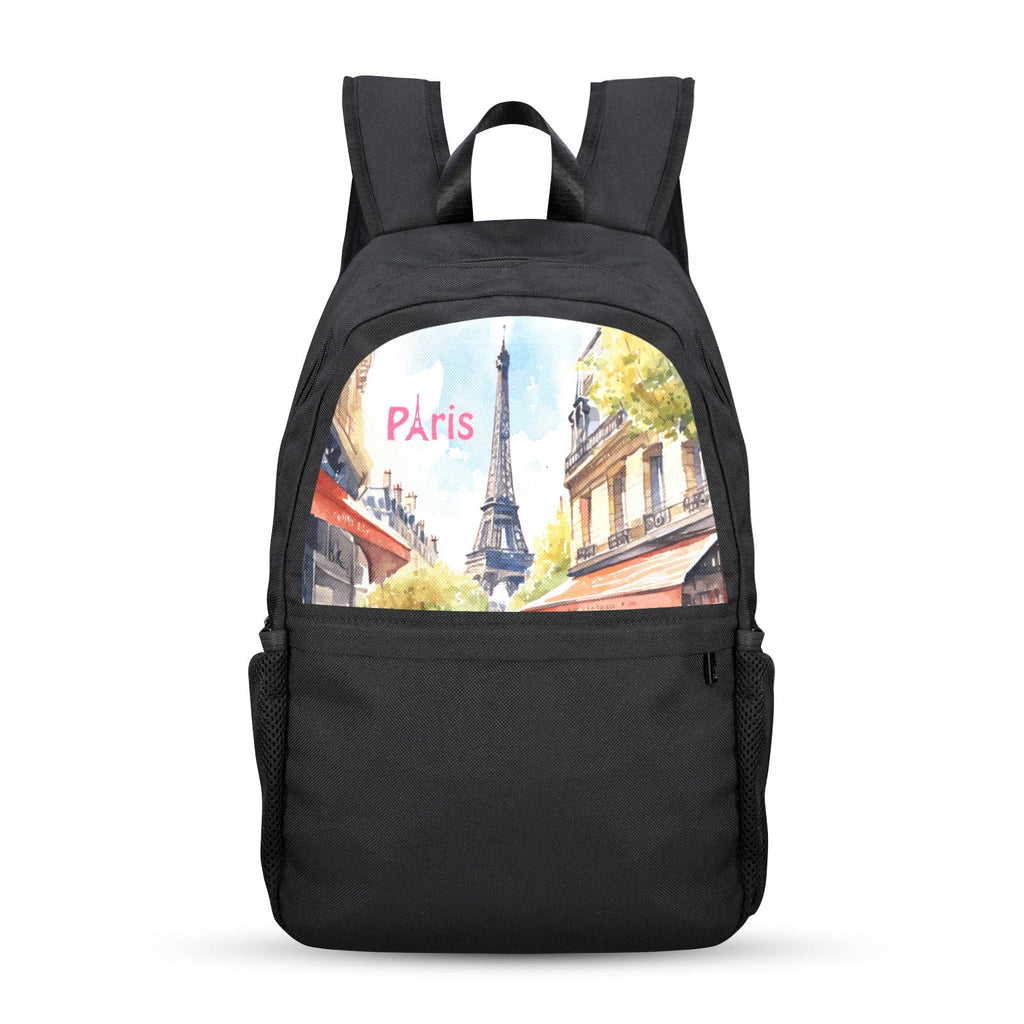 Eiffel Tower in Paris Casual Backpack | Upper Part Printing