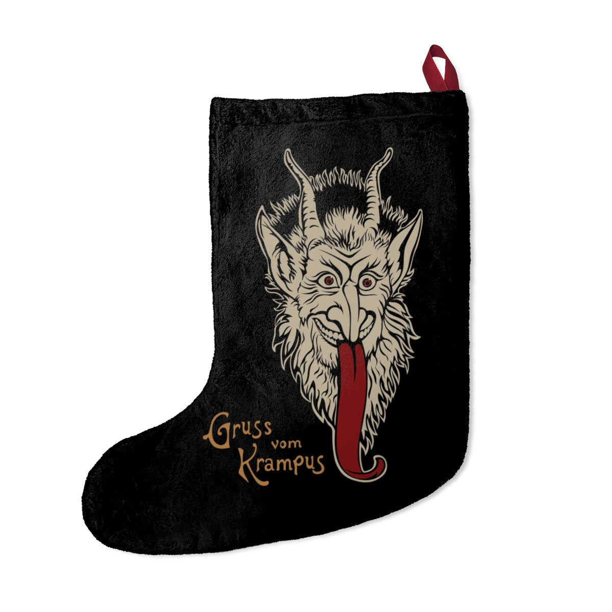 "Gruss vom Krampus" (Greetings from Krampus) Holiday Stocking