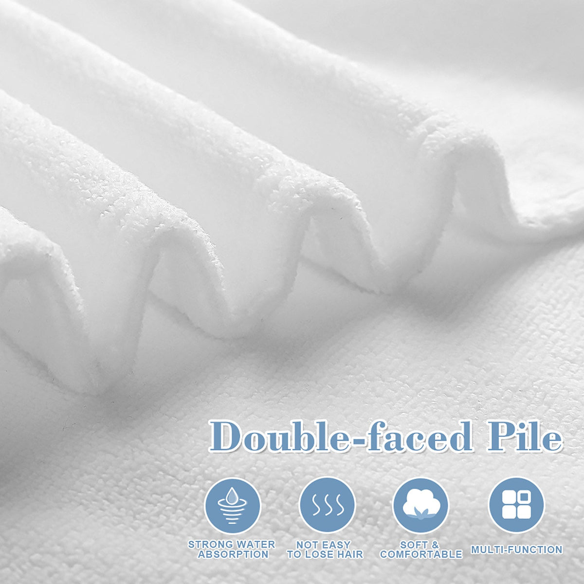White Rose Bath or Beach Towel - 61.4" x 30.3"