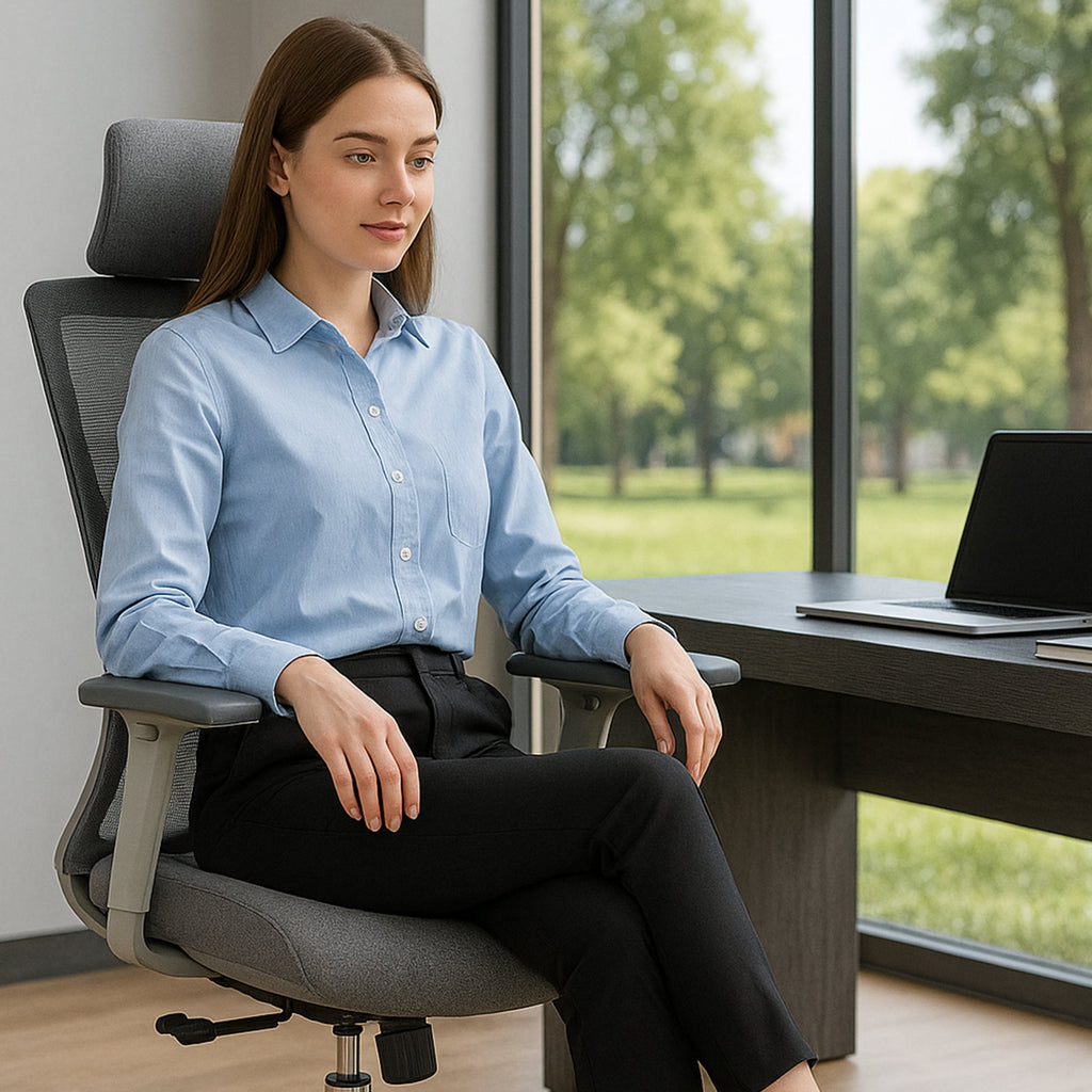 High Back Mesh Office Chair:8322H-GR