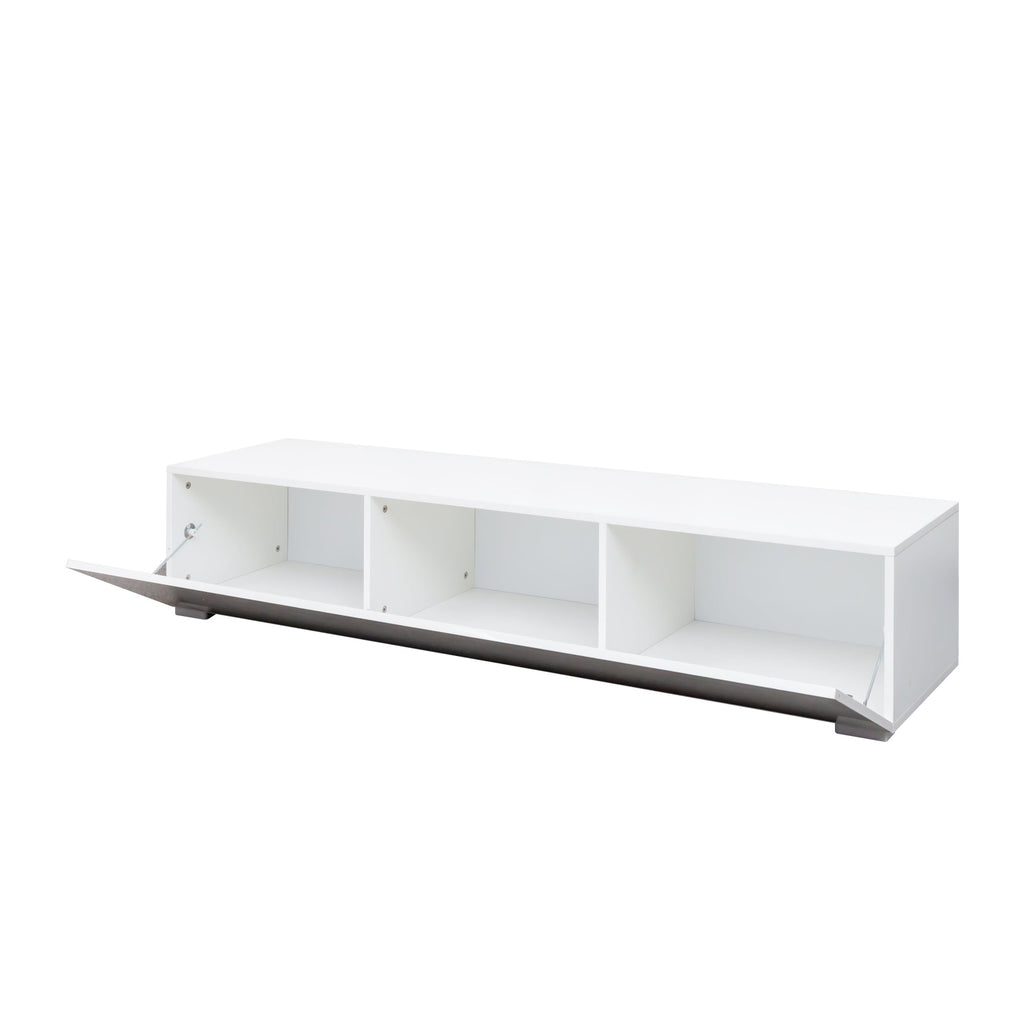 Modern Entertainment Center with Storage   Media Console for Living Room