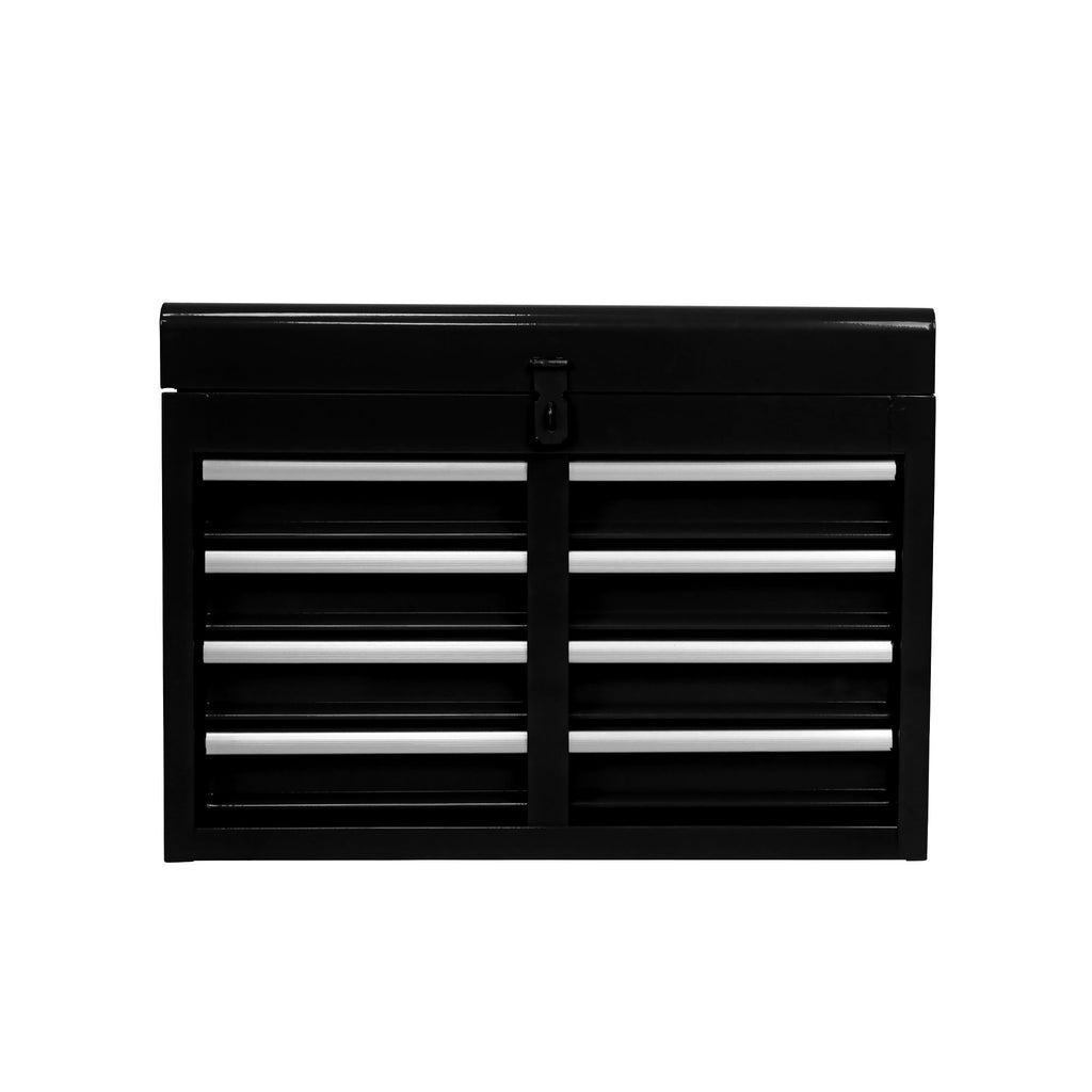 Rolling Tool Chest, 5-Drawer Tool Box Organizer w/Lockable Wheels & Sliding Drawers & Detachable Top & Adjustable Shelf, Tool Storage Cabinet for Garage Workshop(BLACK)