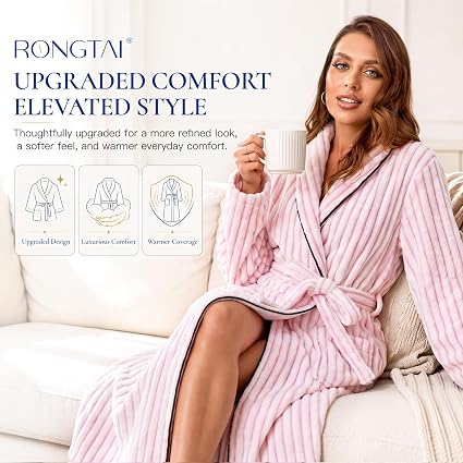 Women's Cozy Luxury Long Soft Bathrobe
