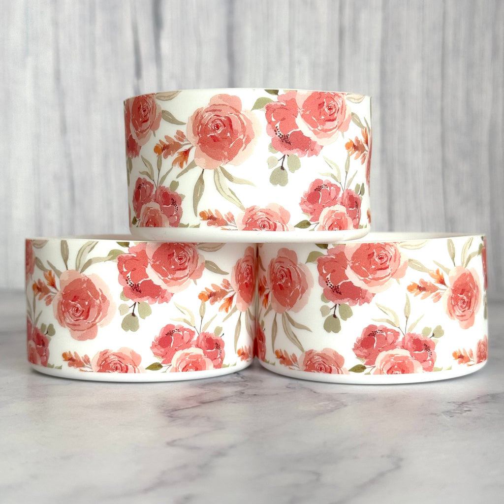 Peony Floral White  Boot