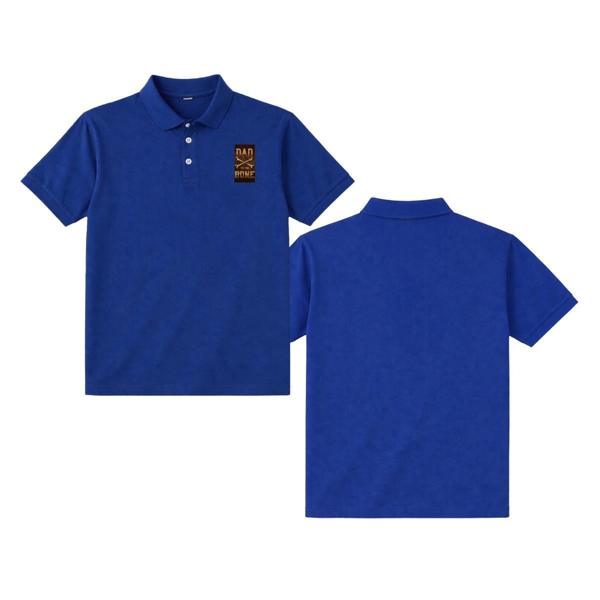 Dad to the Bone Adult Polo Jersey Shirt | Gildan 8800