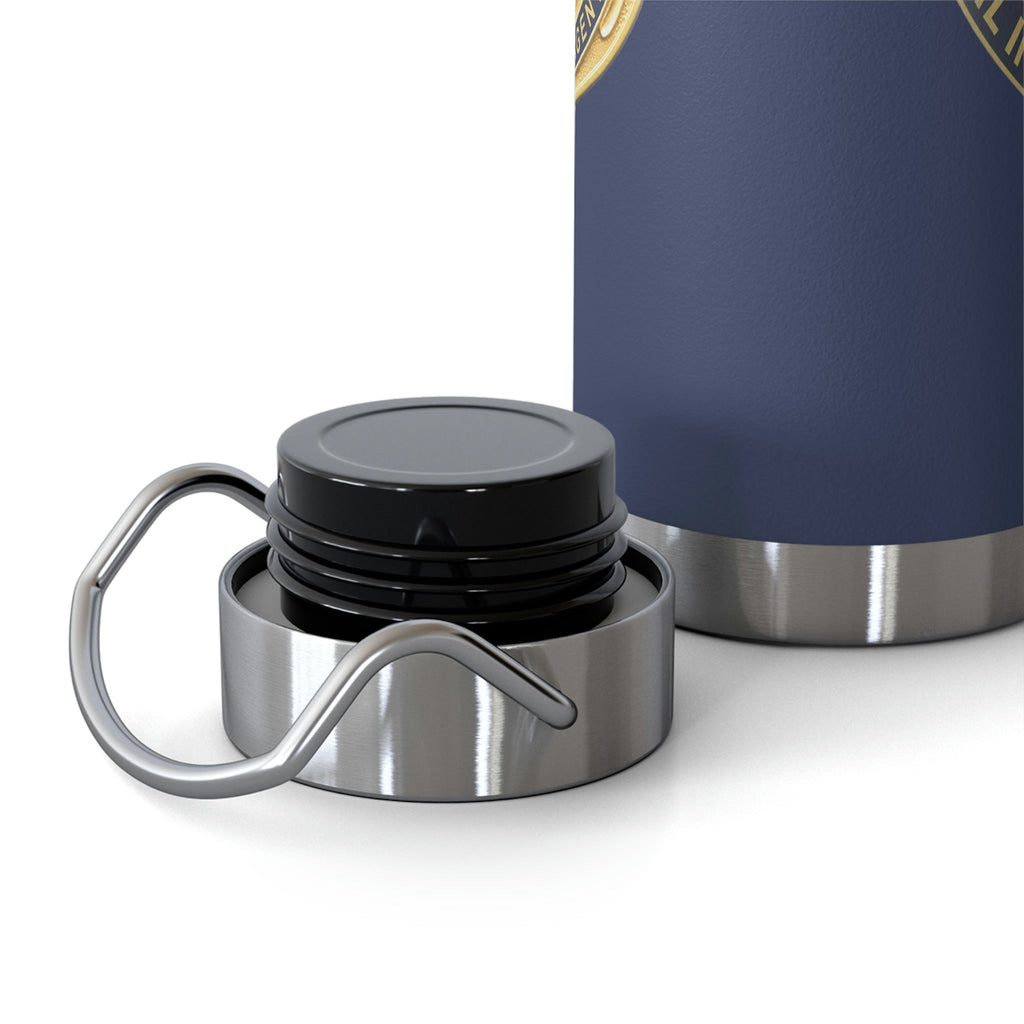 Army CID Badge and Seal - Copper Vacuum Insulated Bottle, 22oz