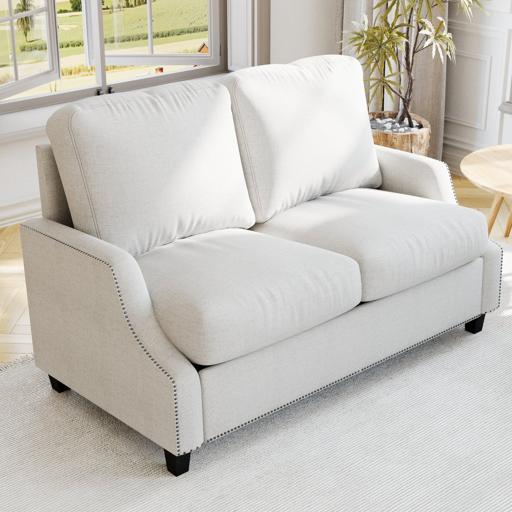 3 Piece Living Room Sofa Sets, Sectional Couch and Loveseat and Armchair Set, Modern 3 Seater Sofa + 2 Seater Couch+ Accent Chair Furniture Set for Apartment