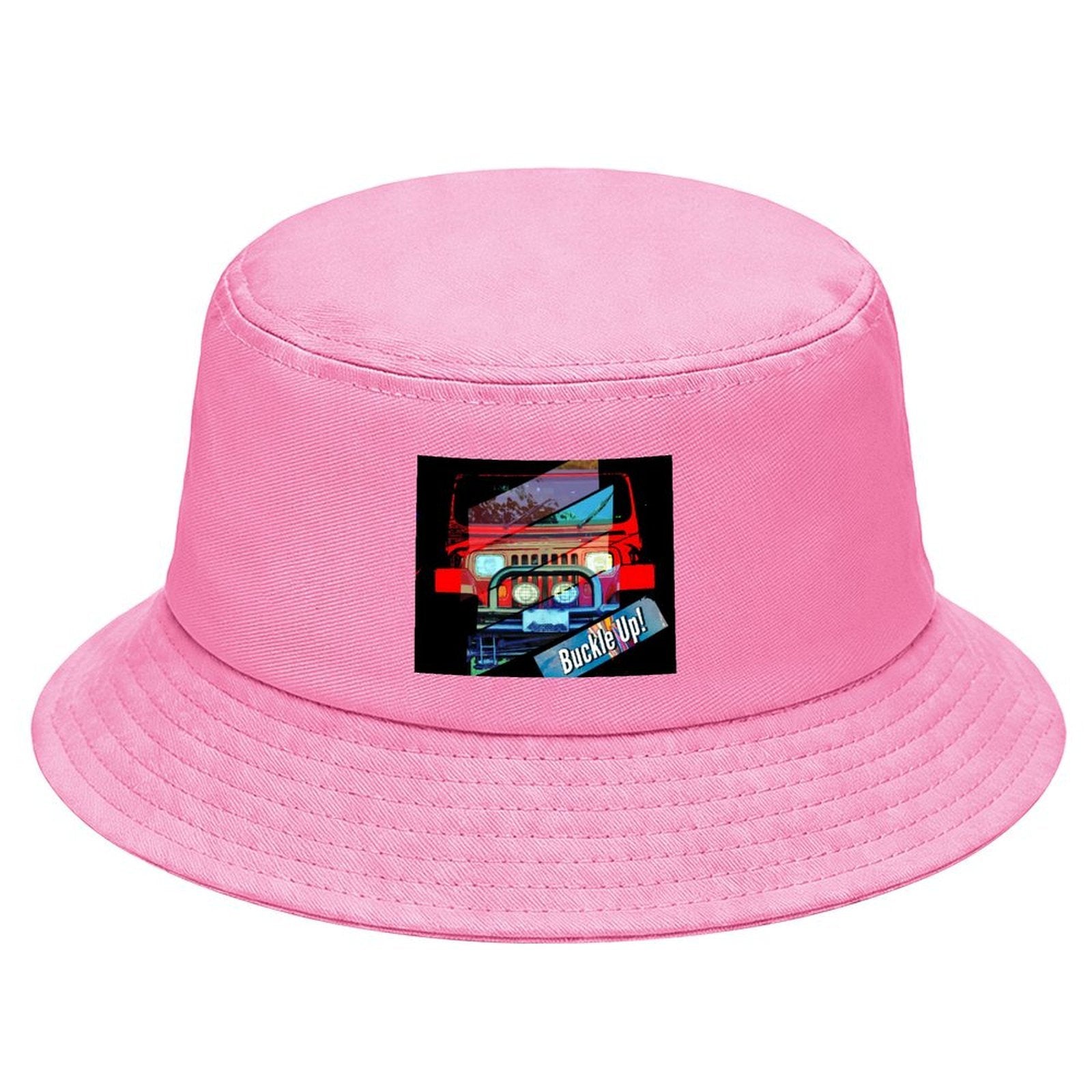 Buckle Up 4-wheel Drive Design Kids’ Bucket Hat | Ships from USA
