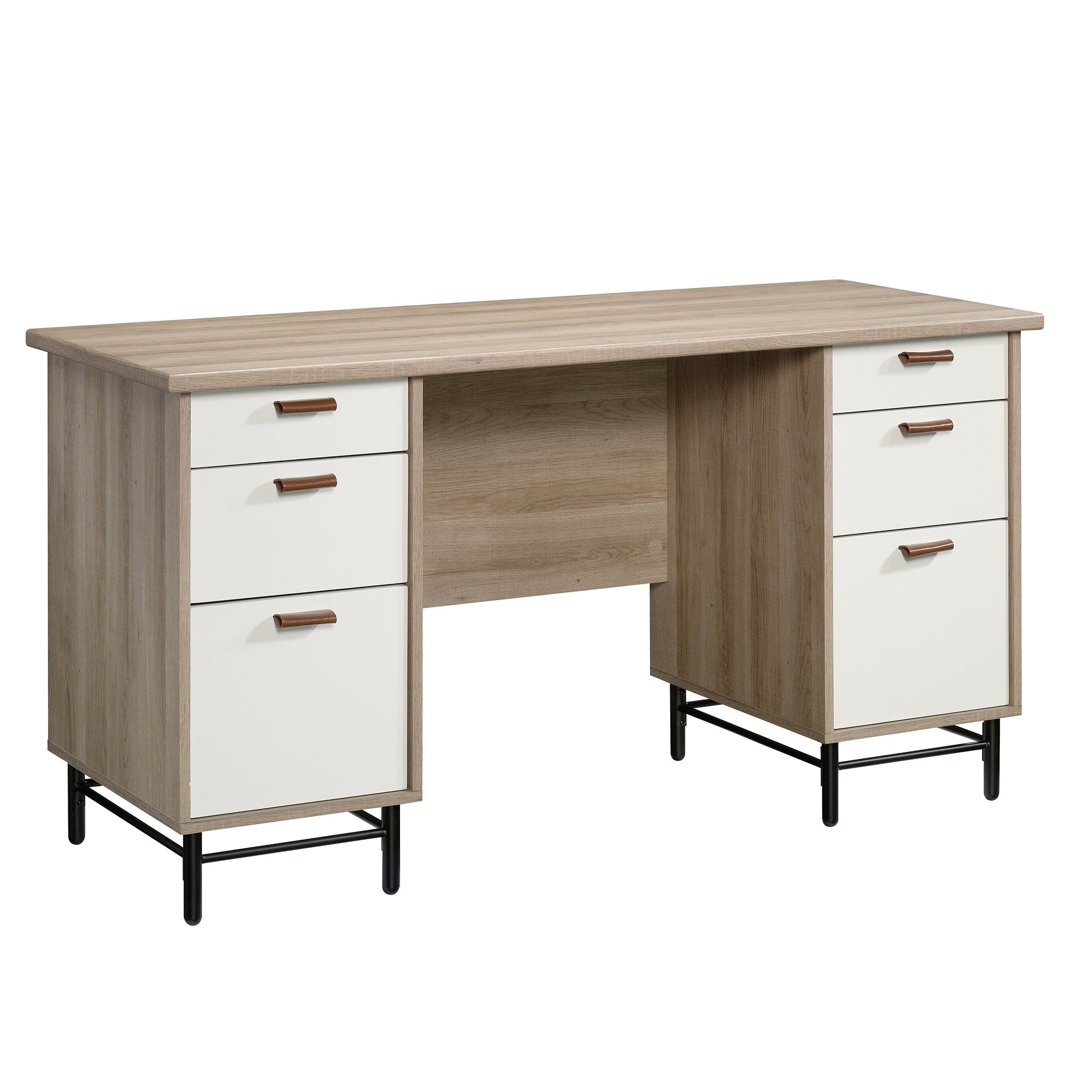 Executive Desk, Brown finish