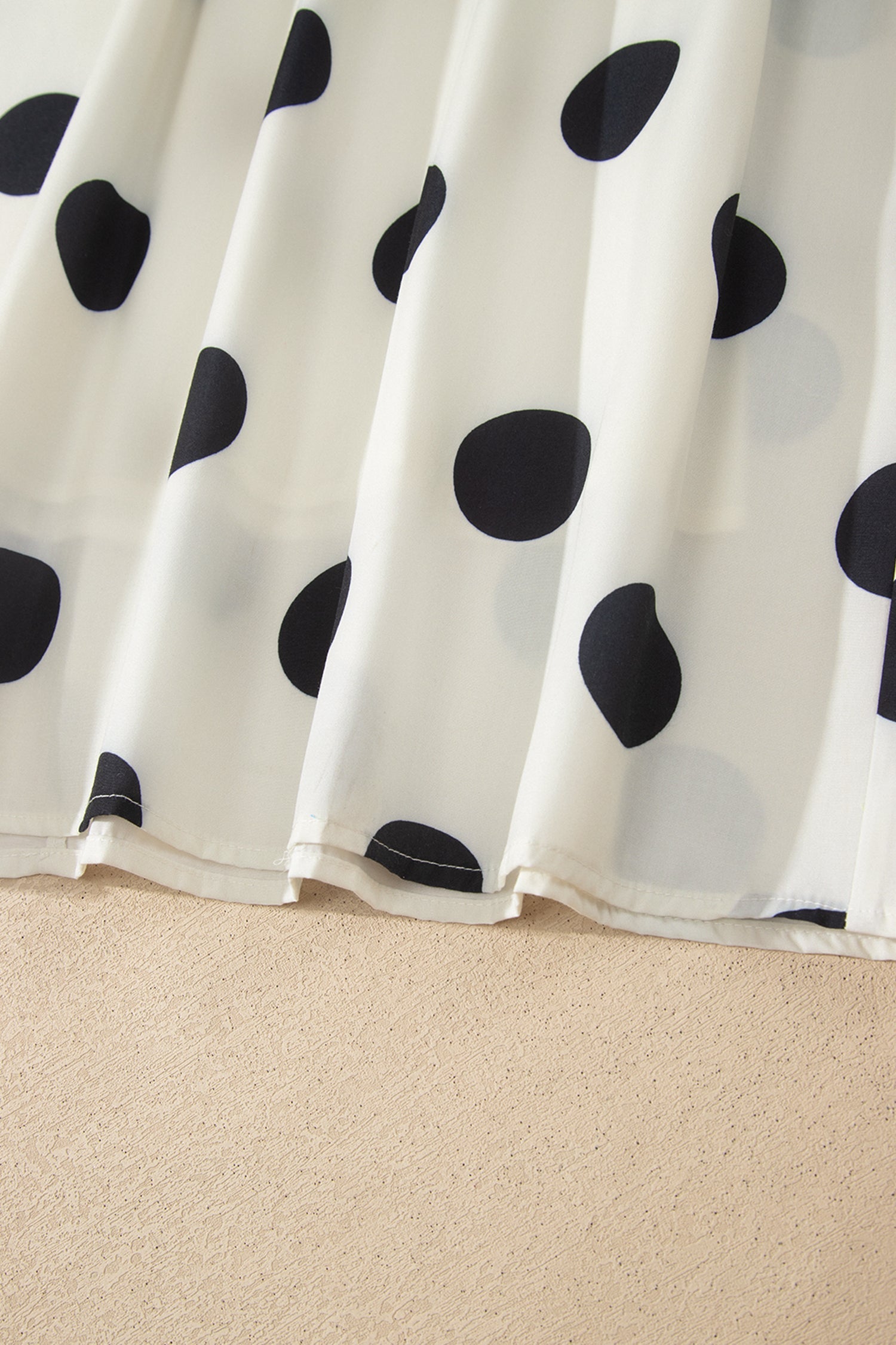 Polka Dot Spaghetti Strap Maxi Dress