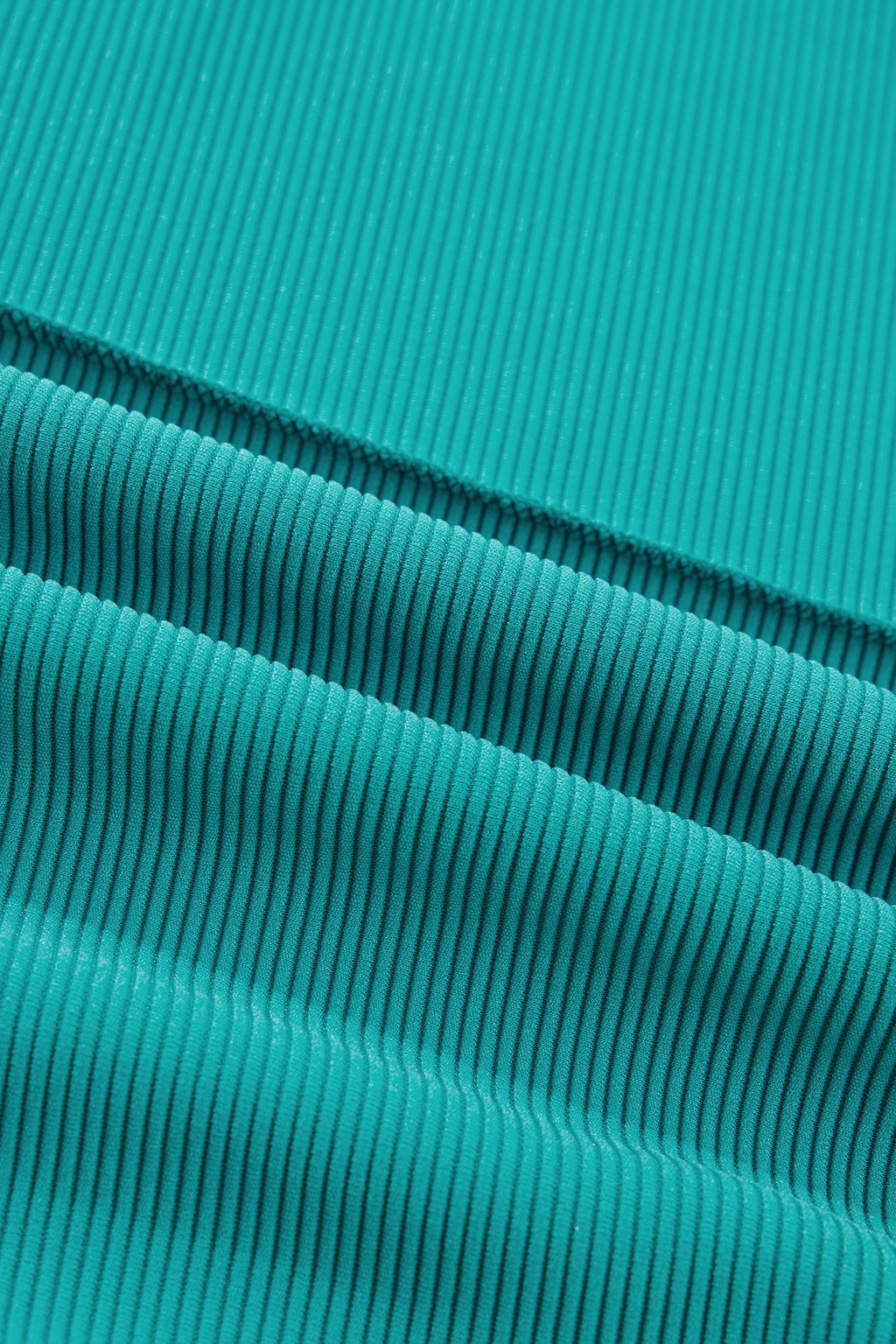 Ribbed Exposed Seam Drop Shoulder Pullover