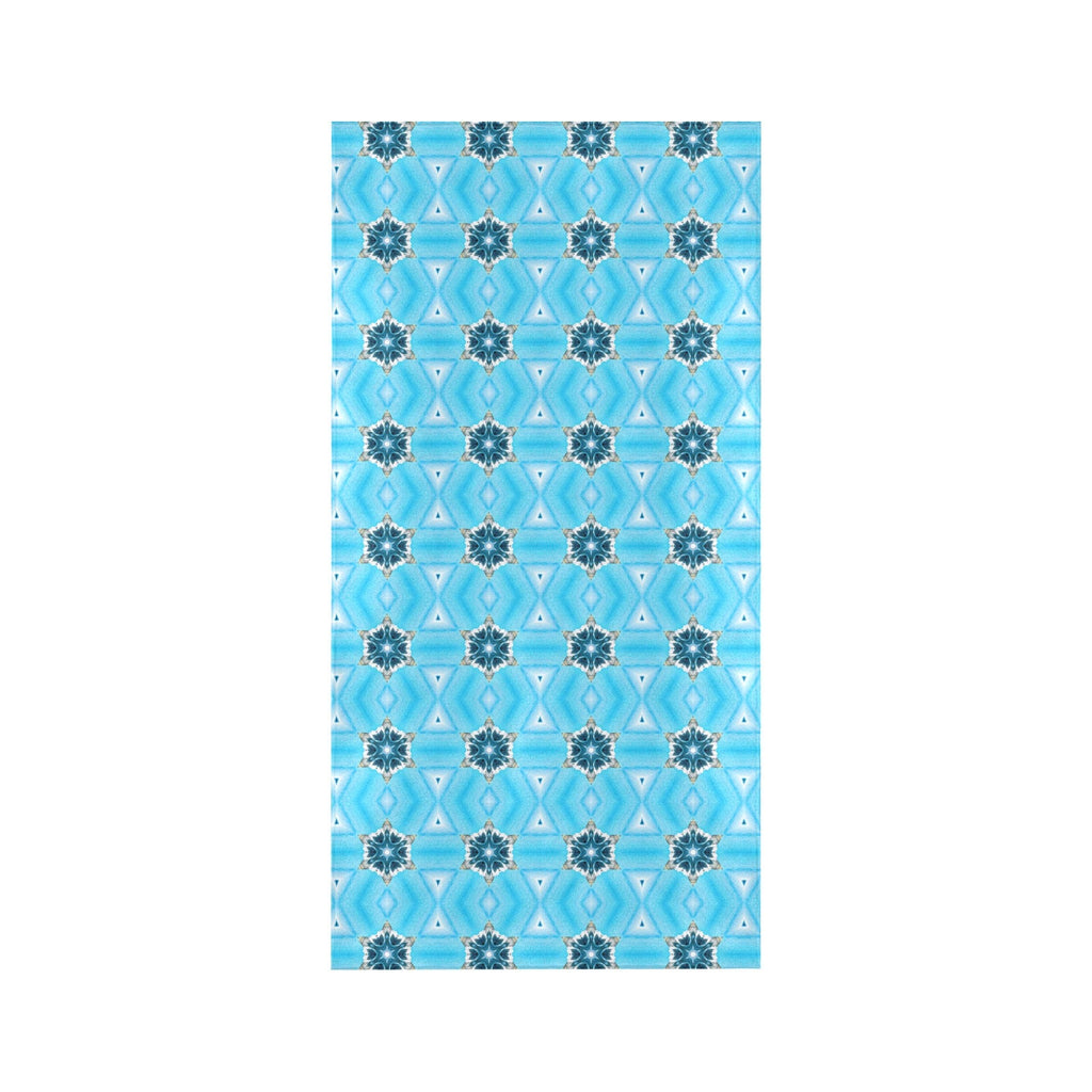 Blue Diamond Abstract Pattern Beach Towel - 30"x 60" (Made in USA)