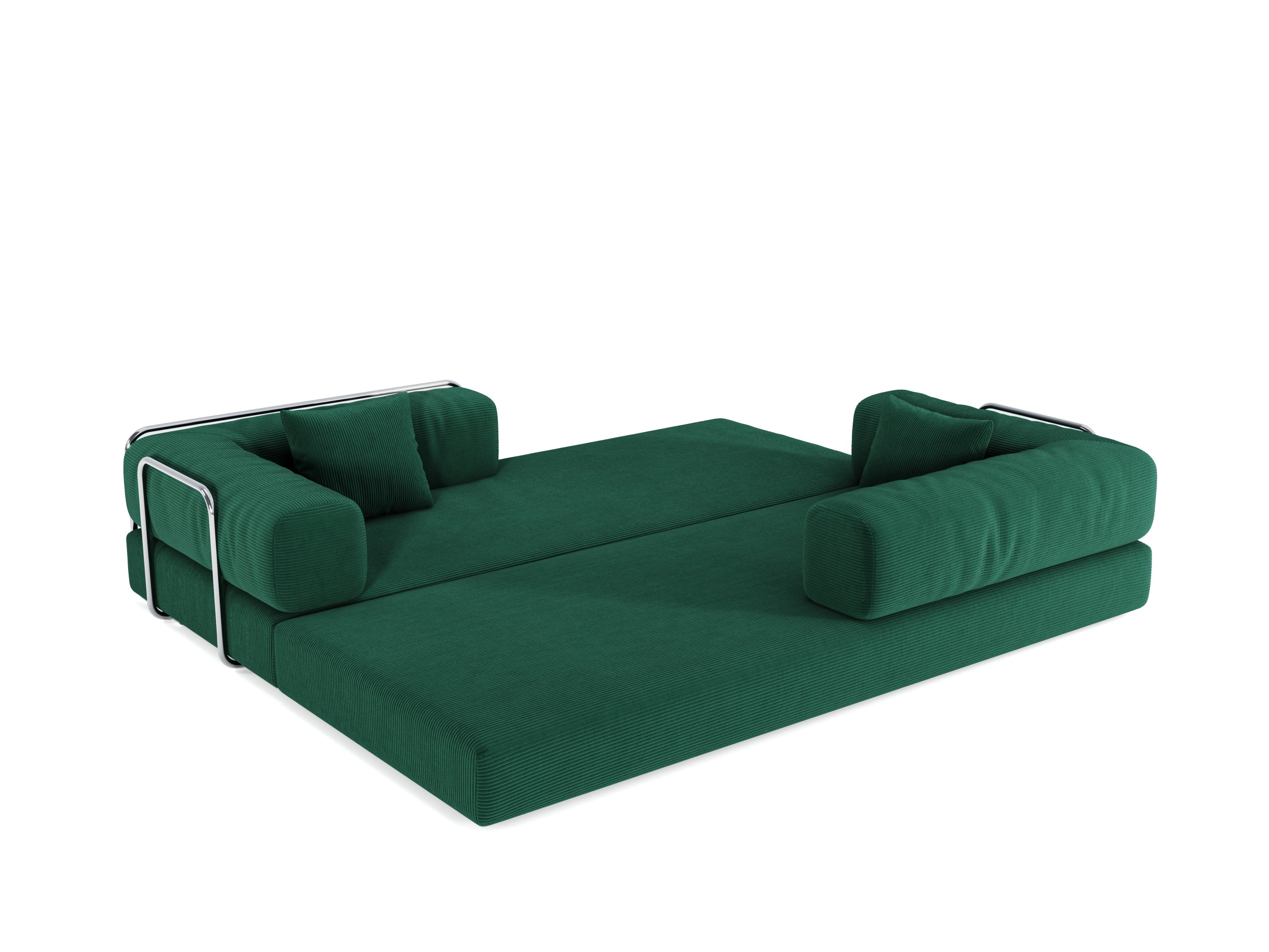78.8inch  Modular Sectional Sofa, Convertible Pudding Block Sofa, Floor Standing Sofa Bed Arm Comfort Sofa Bed, Compression Sofa for Living Room and Bedroom -  (Green)