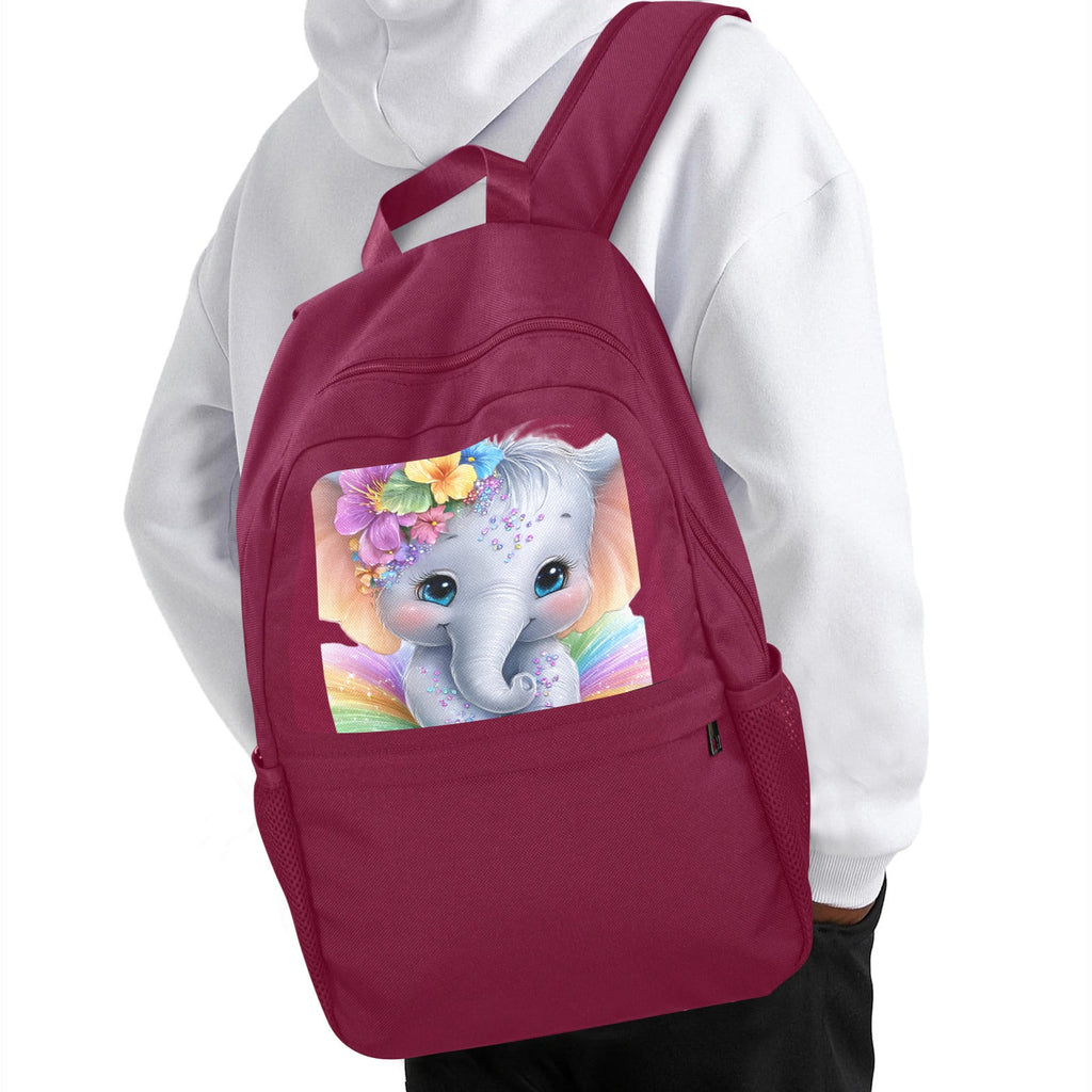 Baby Elephant Casual Backpack | Upper Part Printing