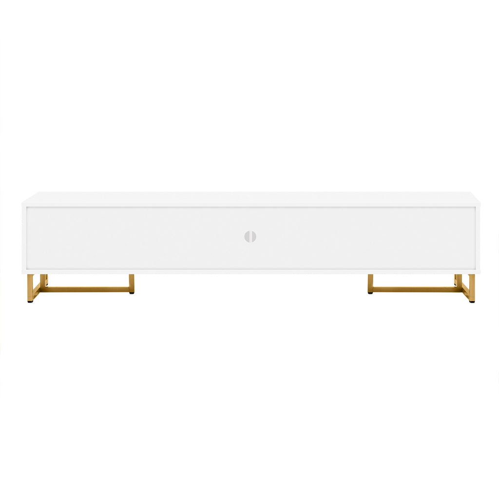 U-Can TV Stand for 65+ Inch TV, Entertainment Center TV Media Console Table, Modern TV Stand with Storage, TV Console Cabinet Furniture for Living Room