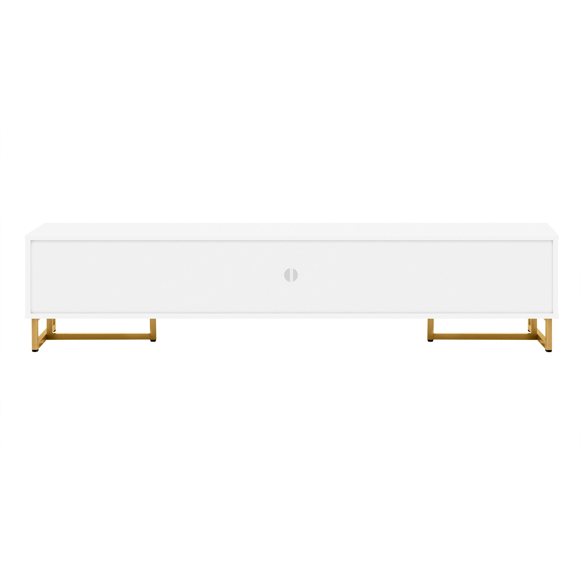 U-Can TV Stand for 65+ Inch TV, Entertainment Center TV Media Console Table, Modern TV Stand with Storage, TV Console Cabinet Furniture for Living Room