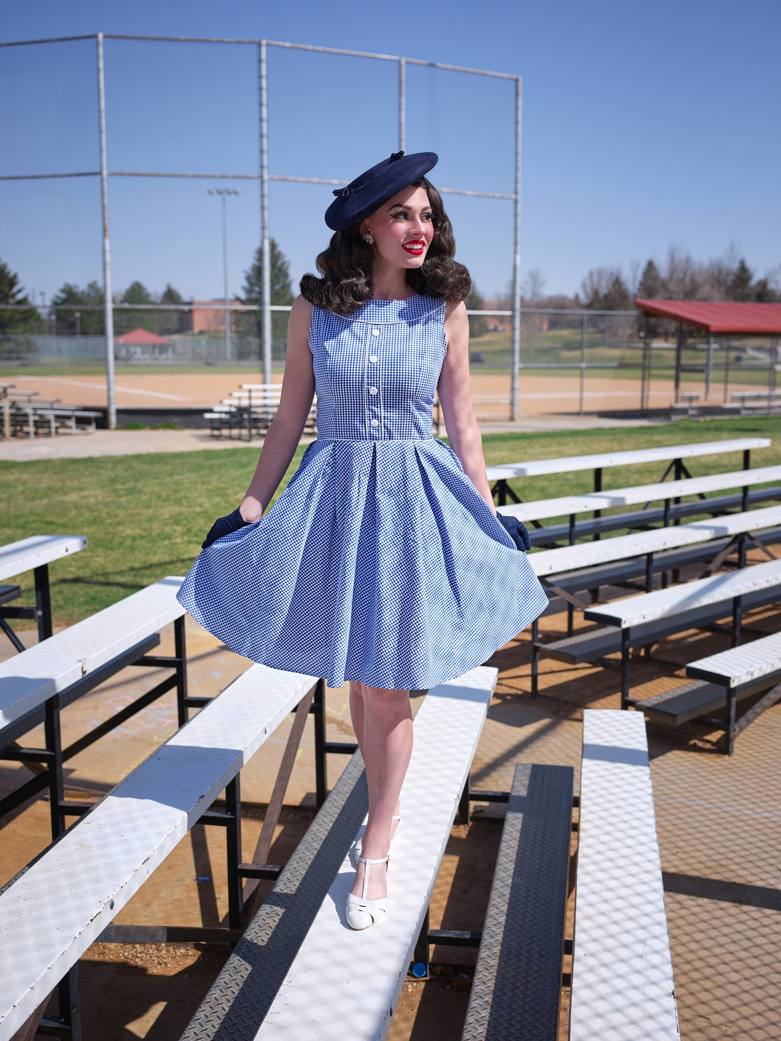 Elizabeth Dress in Gingham