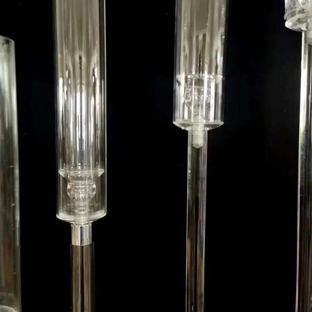 10-Arm Neat Acrylic 50" Tall Wedding Candelabra Centerpiece