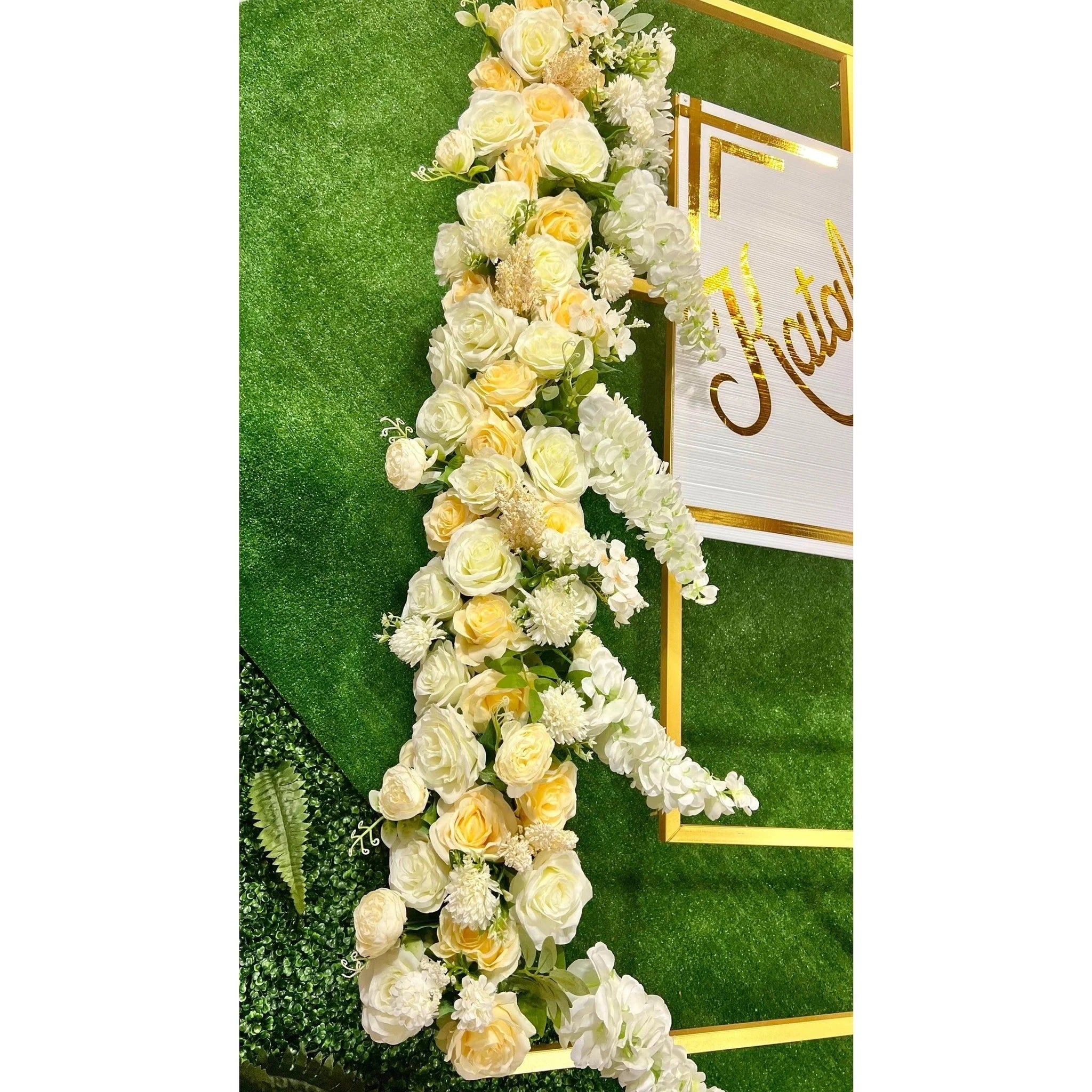 10-Head Artificial Rose Bouquet Flowers for DIY Arrangements