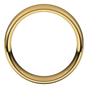 14K Yellow 6 mm Comfort-Fit European-Style Band Size 10.5