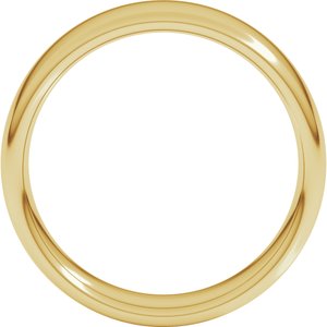 14K Yellow 6 mm Comfort-Fit European-Style Band Size 5