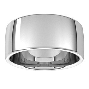 Platinum 9 mm Comfort-Fit European-Style Band Size 19