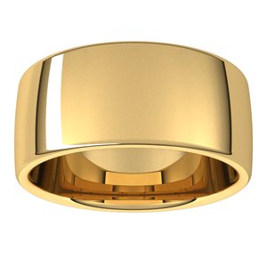 18K Yellow 9 mm Comfort-Fit European-Style Band Size 9