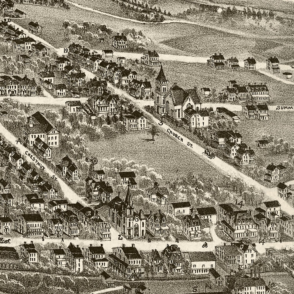 Vintage Map of Mohrsville, Pennsylvania 1898