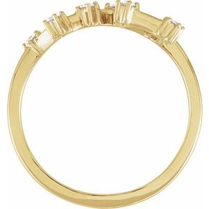 14K Yellow Gold 1/5 CTW Natural Diamond Leo Constellation Ring