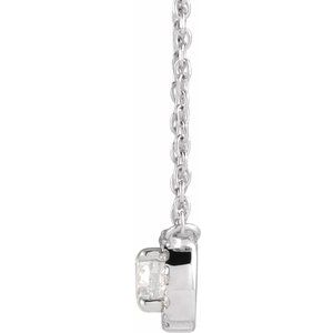 Platinum 1/3 CTW Natural Diamond 18" Necklace