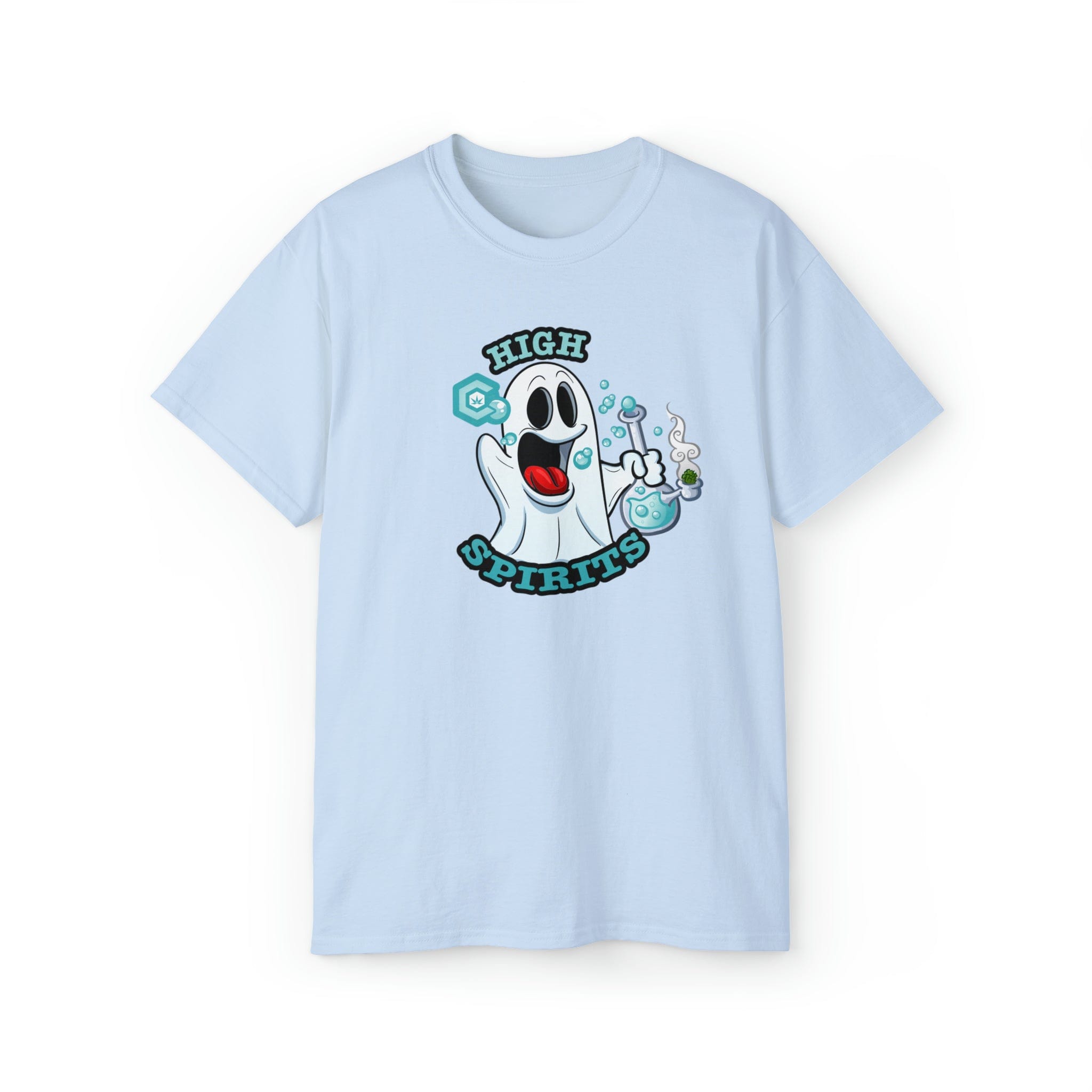 High Spirits Ghost with Bong Weed Shirt