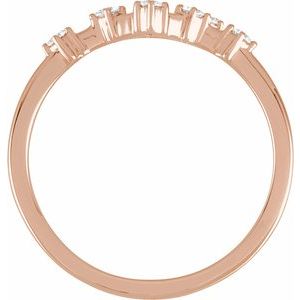 14K Rose Gold 1/5 CTW Natural Diamond Cancer Constellation Ring